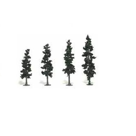 WOODLAND SCENICS Woodland Scenics WOO1105 4 x 6 in. Realistic Tree Kit Pines Conifer Green WOO1105